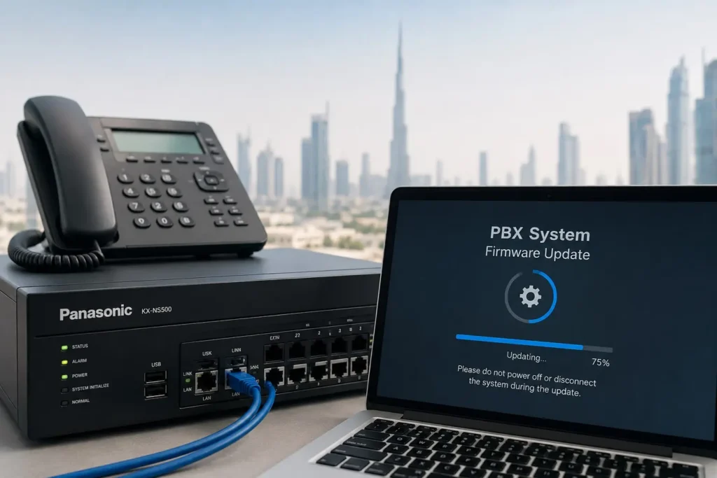 how to do firmware update in pbx system - pbx system firmware update dubai why your business should keep it updated - pbx system firmware update in dubai - ip pbx supplier in dubai  - foursquarein