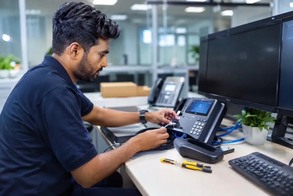 how to setup voip server - ip phone system installation checklist for new offices - ip phone system installation dubai - ip phone supplier in dubai - foursquareint