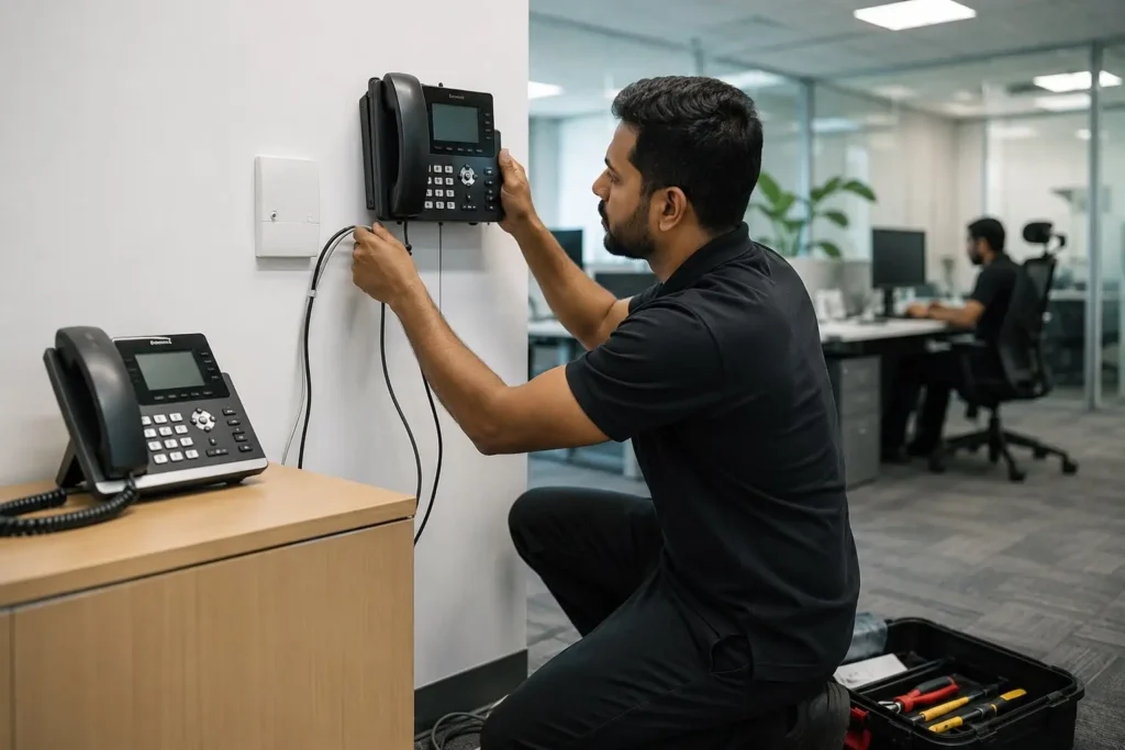 voip phone system installation - ip phone system installation checklist for new offices - ip phone system installation dubai - ip phone supplier in dubai - foursquareint